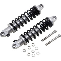 PartzBiz HD DS13101607 - Legend Clear Anodized Revo-A ปรับ 14” L Standard Shocks Harley Dyna 91-17 | 1310-1607