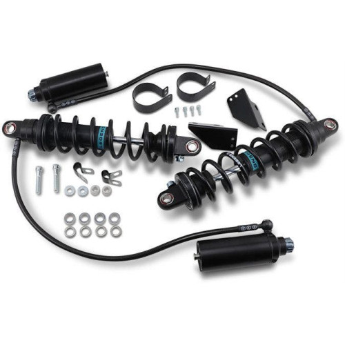 PartzBiz HD: 4410604-Legend Suspension Revo-ARC 13" Remote Reservoir Heavy Shocks 14-20 Harley FLH/T | 1310-1887 PartzBiz HD: 4410604-Legend Suspension Revo-ARC 13" Remote Reservoir Heavy Shocks 14-20 Harley FLH/T | 1310-1887