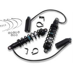 PartzBiz HD DS13101885 - Legend Suspension Revo-ARC 14" Piggyback HD Adjustable Shocks 09-13 Harley FLH/T | 1310-1885 PartzBiz HD DS13101885 - Legend Suspension Revo-ARC 14" Piggyback HD Adjustable Shocks 09-13 Harley FLH/T | 1310-1885