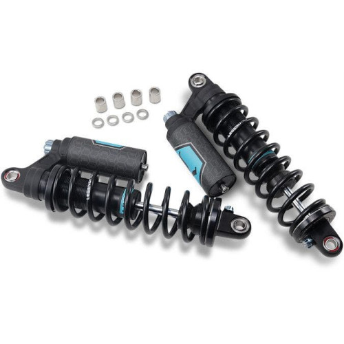 PartzBiz HD: 4410541-Legend Suspension Revo-ARC 14" Piggyback Heavy Duty Coil Shocks 04-20 Harley XL | 1310-1897