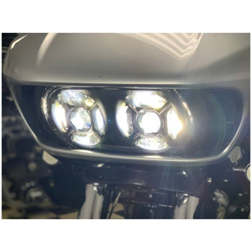 PartzBiz HD: 4410471-Letric LLC-5LRS Double Barrel Headlight Integrated Turn Signals Harley FLTR 15-20 davidson road glide custom bagger performance quality buy best for PartzBiz HD: 4410471-Letric LLC-5LRS Double Barrel Headlight Integrated Turn Signals Harley FLTR 15-20 davidson road glide custom bagger performance quality buy best for