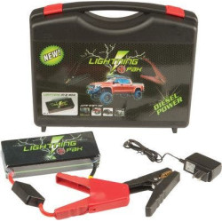 PartzBiz HD WP12-6803 - Lil Lightning Rescue Pak RP-3 Lithium Jump Start Pack รถบรรทุกดีเซล 12 โวลต์ 12-6803