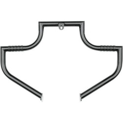 PartzBiz HD DS05051289 - Lindby Black MagnumBar การ์ดเครื่องยนต์ด้านหน้า Highway Bar Harley FLST FLS 00-15 | BL1710