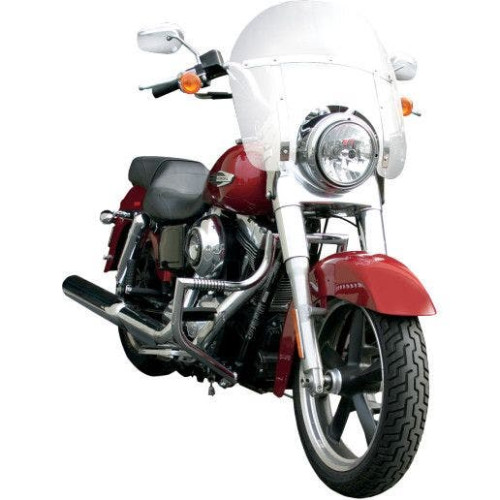 PartzBiz HD: 4410405-Lindby Front Chrome Linbar Highway Engine Guard Bar Harley Switchback FLD 12-16