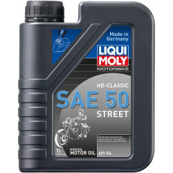 PartzBiz HD DS36010664 - Liqui Moly 20104 Conventional SAE 50 Engine Oil (1 ลิตร / 33.8 ออนซ์) Harley มอเตอร์ไซค์ 4 จังหวะ จักรยาน Chopper Bobber สุดยอดใหม่ ประสิทธิภาพการอัพเกรด คุณภาพสูง น้ำมันหล่อลื่นมอเตอร์ถนนที่เหนือกว่า
