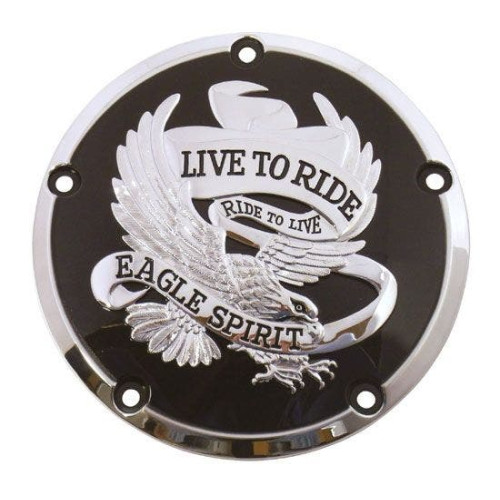 PartzBiz HD: 4410415-Live To Ride Eagle Primary Clutch Derby Cover 78163 Harley Twin Cam 99-15 PartzBiz HD: 4410415-Live To Ride Eagle Primary Clutch Derby Cover 78163 Harley Twin Cam 99-15