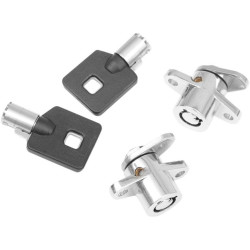 PartzBiz HD DS35010867 - Drag Specialties Replacement Saddlebag Lock Set with Keys Harley OEM Saddlebags - 3501-0867
