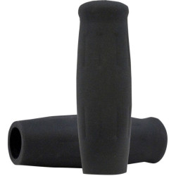 PartzBiz HD DS06301735 - ด้ามจับยาง Lowbrow Black Classic 1 ” Krayton Harley Metric & Custom | 4088