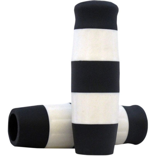 PartzBiz HD: 4410385-Lowbrow Black & White Flying Monkey 1" Krayton Rubber Grips Harley or Custom | 4080 PartzBiz HD: 4410385-Lowbrow Black & White Flying Monkey 1" Krayton Rubber Grips Harley or Custom | 4080