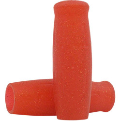 PartzBiz HD DS06301745 - Lowbrow Metalflake Red Classic 1 ” Krayton Rubber Grips Harley Metric & Custom | 4098 PartzBiz HD DS06301745 - Lowbrow Metalflake Red Classic 1 ” Krayton Rubber Grips Harley Metric & Custom | 4098