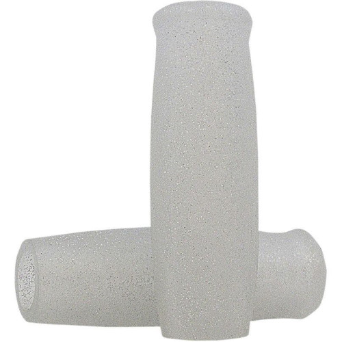 PartzBiz HD: 4410390-Lowbrow Metalflake Silver Classic 1" Krayton Rubber Grips Harley Metric & Custom | 4100 PartzBiz HD: 4410390-Lowbrow Metalflake Silver Classic 1" Krayton Rubber Grips Harley Metric & Custom | 4100