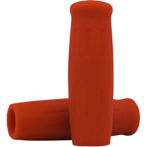 PartzBiz HD: 4410391-Lowbrow Red Classic 1" Krayton Rubber Grips Harley Metric & Custom | 4094 PartzBiz HD: 4410391-Lowbrow Red Classic 1" Krayton Rubber Grips Harley Metric & Custom | 4094
