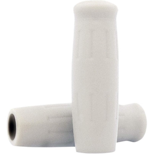 PartzBiz HD: 4410394-Lowbrow White Classic 7/8" Krayton Rubber Grips Harley Metric & Custom | 4091 PartzBiz HD: 4410394-Lowbrow White Classic 7/8" Krayton Rubber Grips Harley Metric & Custom | 4091