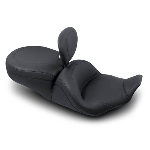 PartzBiz HD: 4410395-Mustang Lowdown Plain Seat With Driver Backrest Harley FLHR & FLHX 97-07 | 79672 PartzBiz HD: 4410395-Mustang Lowdown Plain Seat With Driver Backrest Harley FLHR & FLHX 97-07 | 79672