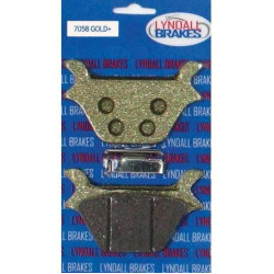 PartzBiz HD DS17200056 - Lyndall Gold Plus Racing Rear Brake Pads for Harley Softail Dyna FXR Sportster 1984-1999 | 7058-G+ PartzBiz HD DS17200056 - Lyndall Gold Plus Racing Rear Brake Pads for Harley Softail Dyna FXR Sportster 1984-1999 | 7058-G+
