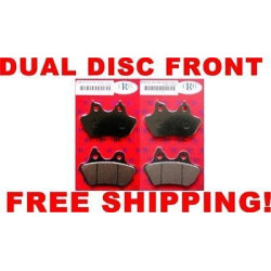 PartzBiz HD DS17200022 X 2 - Lyndall Racing 2 Sets 7195-Z+ Front OR Rear Dual Brake Pads Z-Plus Harley 00-07 PartzBiz HD DS17200022 X 2 - Lyndall Racing 2 Sets 7195-Z+ Front OR Rear Dual Brake Pads Z-Plus Harley 00-07