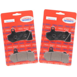 PartzBiz HD DS17200063 X2 - Lyndall Racing Front and Rear Brake Pads Z-Plus for Harley V-Rod/Dresser 41854-08; 17200063; 1720-0063; 7254-Z PLUS PartzBiz HD DS17200063 X2 - Lyndall Racing Front and Rear Brake Pads Z-Plus for Harley V-Rod/Dresser 41854-08; 17200063; 1720-0063; 7254-Z PLUS