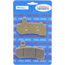 PartzBiz HD DS17200065 - Lyndall Racing Front and Rear Gold Brake Pads for Harley '08-Up Touring & V-Rod | 7254-GPLUS PartzBiz HD DS17200065 - Lyndall Racing Front and Rear Gold Brake Pads for Harley '08-Up Touring & V-Rod | 7254-GPLUS