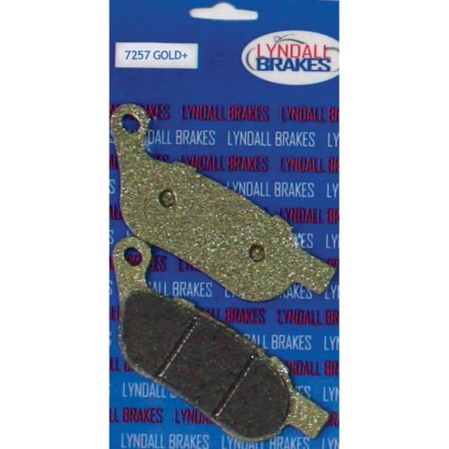 PartzBiz HD: 4410341-Lyndall Racing Gold Plus Rear Brake Pads for 08-up Softail and Dyna | PartzBiz HD: 4410341-Lyndall Racing Gold Plus Rear Brake Pads for 08-up Softail and Dyna |