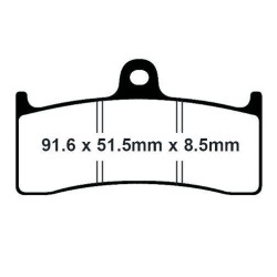 PartzBiz HD DS17200463 - Lyndall Racing Xtreme Low Dust Brake Pads Performance Machine 6 Piston Caliper | 7202X Repl 0051-2909; 0051-2910; 0051-2913; 0051-2914; 0051-2915; 0051-2916; 0051-2917; 0051-2918 PartzBiz HD DS17200463 - Lyndall Racing Xtreme Low Dust Brake Pads Performance Machine 6 Piston Caliper | 7202X Repl 0051-2909; 0051-2910; 0051-2913; 0051-2914; 0051-2915; 0051-2916; 0051-2917; 0051-2918