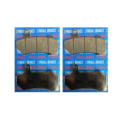 PartzBiz HD DS17200460 (x2) - Lyndall Racing Xtreme Low Dust Series Front Brake Pads Harley Touring & V-Rod | 7254X Repl OEM 41852-08; 41852-08A; 41852-08B PartzBiz HD DS17200460 (x2) - Lyndall Racing Xtreme Low Dust Series Front Brake Pads Harley Touring & V-Rod | 7254X Repl OEM 41852-08; 41852-08A; 41852-08B