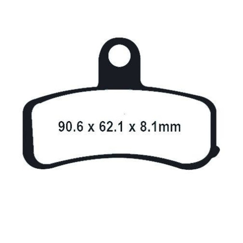 PartzBiz HD: 4410351-Lyndall Racing Xtreme Low Dust Series Front Brake Pads Harley Softail Dyna 08-15 | 7256X  44082-08
