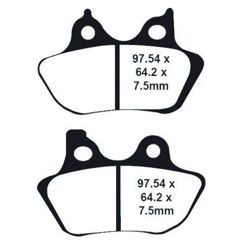 PartzBiz HD: 4410353-Lyndall Racing Xtreme Low Dust Series Front Rear Brake Pads Harley Models 00-07 | 7195 Repl OEM 44082-00 A C PartzBiz HD: 4410353-Lyndall Racing Xtreme Low Dust Series Front Rear Brake Pads Harley Models 00-07 | 7195 Repl OEM 44082-00 A C
