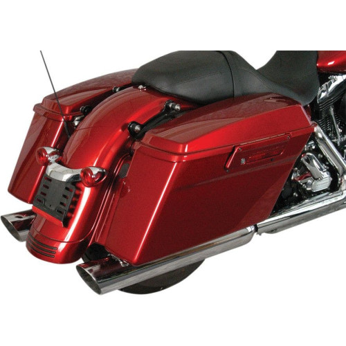 PartzBiz HD: 4410306-MAC Chrome 4" Slash Back Performance Mufflers for Harley Touring 95-16 FLH/T | 060-0114 PartzBiz HD: 4410306-MAC Chrome 4" Slash Back Performance Mufflers for Harley Touring 95-16 FLH/T | 060-0114