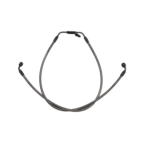 PartzBiz HD: 4410130-Magnum Braided No-ABS Lower Brake Line Black Pearl for Harley 22-23 FXLRS/T XLCX | 47024 PartzBiz HD: 4410130-Magnum Braided No-ABS Lower Brake Line Black Pearl for Harley 22-23 FXLRS/T XLCX | 47024