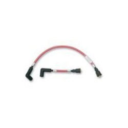 PartzBiz HD DS21040024 - Magnum 3041T สายหัวเทียนถักสีแดง Candy Apple 00-17 Harley FX/FLST 2104-0024 21040024