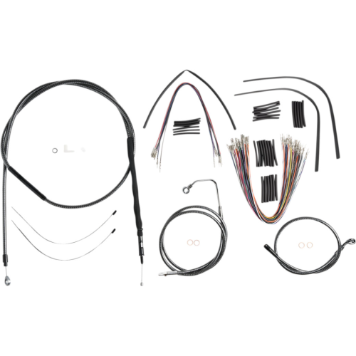 PartzBiz HD: 4410024-Magnum KARBONFIBR 12-14 Bar Control Cable Install Kit ABS Harley Touring 08-13 PartzBiz HD: 4410024-Magnum KARBONFIBR 12-14 Bar Control Cable Install Kit ABS Harley Touring 08-13