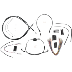 PartzBiz HD DS06620806 - Magnum KARBONFIBR 12-14 Bar Control Cable Install Kit Non ABS Harley Batwing 08-13 0662-0806 06620806 787301 PartzBiz HD DS06620806 - Magnum KARBONFIBR 12-14 Bar Control Cable Install Kit Non ABS Harley Batwing 08-13 0662-0806 06620806 787301