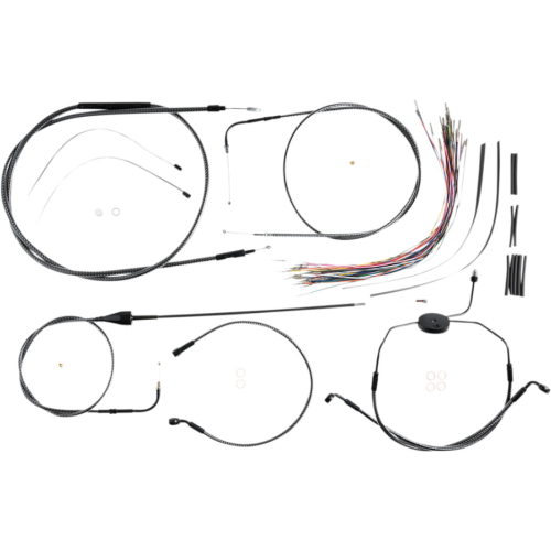 PartzBiz HD: 4410026-Magnum KARBONFIBR 12-14 Control Cable Install Kit No ABS Harley Touring 96-06 PartzBiz HD: 4410026-Magnum KARBONFIBR 12-14 Control Cable Install Kit No ABS Harley Touring 96-06