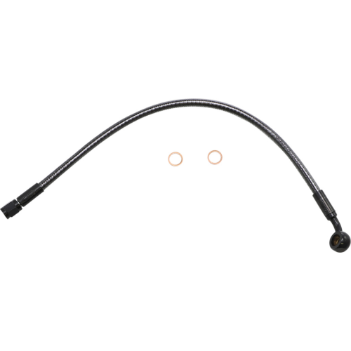 PartzBiz HD: 4410033-Magnum KARBONFIBR 15" Upper Brake Line 35 Degree Harley Sportster XLS 96-03 PartzBiz HD: 4410033-Magnum KARBONFIBR 15" Upper Brake Line 35 Degree Harley Sportster XLS 96-03