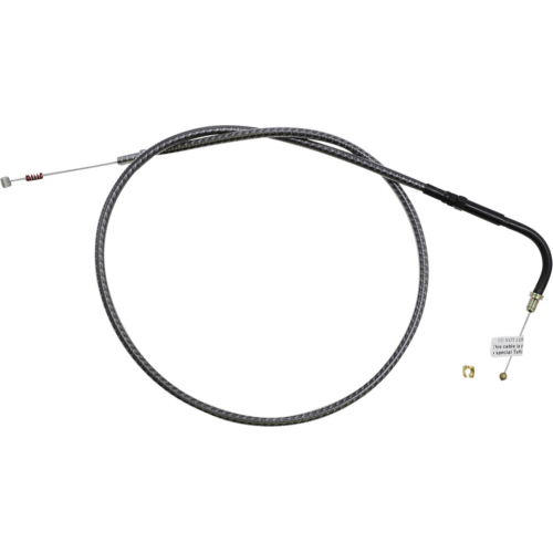 PartzBiz HD: 4410017-Magnum KARBONFIBR 31 3/4" Idle Cable 90 Degree Harley Big Twin 84-17 PartzBiz HD: 4410017-Magnum KARBONFIBR 31 3/4" Idle Cable 90 Degree Harley Big Twin 84-17