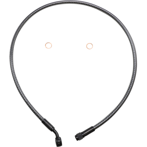 PartzBiz HD: 4410019-Magnum KARBONFIBR 31" Upper Brake Line 35 Degree Harley Trike 09-18 PartzBiz HD: 4410019-Magnum KARBONFIBR 31" Upper Brake Line 35 Degree Harley Trike 09-18