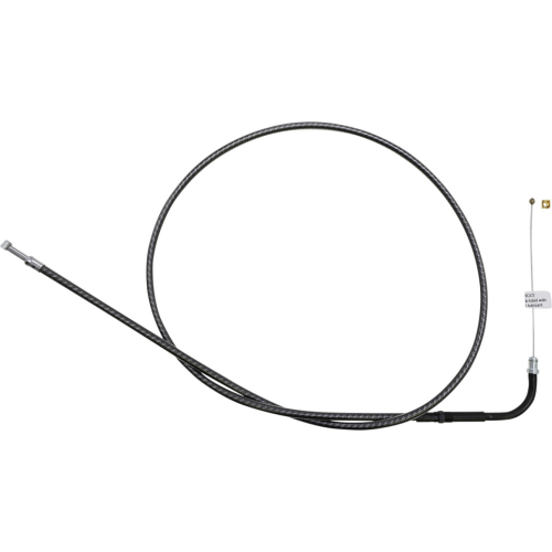 PartzBiz HD: 4409961-Magnum KARBONFIBR 40 1/2" Throttle Cable Smooth 90 Degree Harley Big Twin 84-17