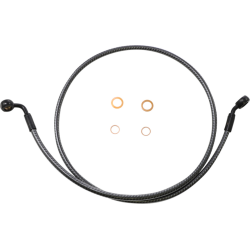 PartzBiz HD DS17416285 - Magnum KARBONFIBR 44" EZ-Align Brake Line 35 90 Degree Harley & Custom PartzBiz HD DS17416285 - Magnum KARBONFIBR 44" EZ-Align Brake Line 35 90 Degree Harley & Custom