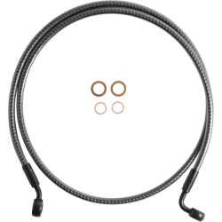 PartzBiz HD DS17416286 - Magnum KARBONFIBR 44" EZ-Align Brake Line 35 90 Degree Harley Softail 00-14 PartzBiz HD DS17416286 - Magnum KARBONFIBR 44" EZ-Align Brake Line 35 90 Degree Harley Softail 00-14