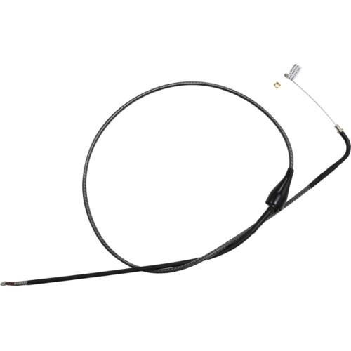 PartzBiz HD: 4409972-Magnum KARBONFIBR 40 1/2" Idle Cable 90 Deg Smooth Harley Big Twin 84-17
