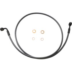 PartzBiz HD DS17416288 - Magnum KARBONFIBR 48" EZ-Align Brake Line 180 90 Degree Harley Softail Dyna 86-07 PartzBiz HD DS17416288 - Magnum KARBONFIBR 48" EZ-Align Brake Line 180 90 Degree Harley Softail Dyna 86-07