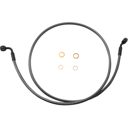 PartzBiz HD DS17416287 - Magnum KARBONFIBR 50" EZ-Align Brake Line 35 90 Degree Harley Street Bob 13-17 PartzBiz HD DS17416287 - Magnum KARBONFIBR 50" EZ-Align Brake Line 35 90 Degree Harley Street Bob 13-17