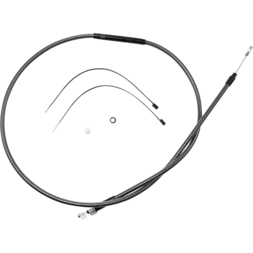 PartzBiz HD: 4409978-Magnum KARBONFIBR 61 11/16" High-Efficiency Polished Clutch Cable Sportster 04-Up