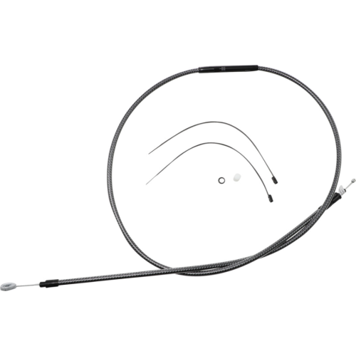 PartzBiz HD: 4409943-Magnum KARBONFIBR 74 11/16" High-Efficiency Polished Clutch Cable Harley 87-06