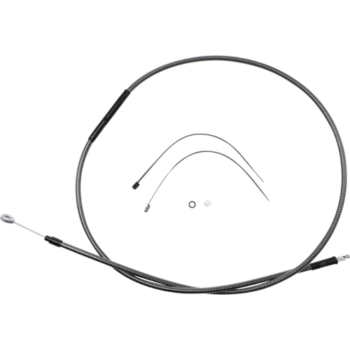 PartzBiz HD: 4409944-Magnum KARBONFIBR 74 11/16" High-Efficiency Polished Clutch Cable Harley 87-06