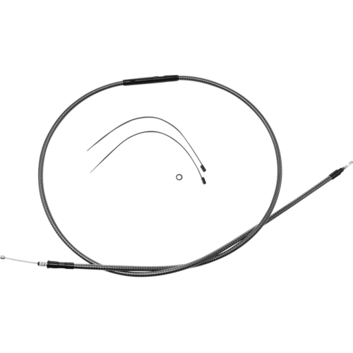 PartzBiz HD: 4409953-Magnum KARBONFIBR 74 11/16" High-Efficiency Polished Clutch Cable Harley 87-06