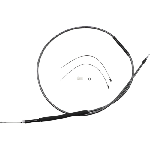 PartzBiz HD: 4409954-Magnum KARBONFIBR 74 11/16" High-Efficiency Polished Clutch Cable Harley 87-06