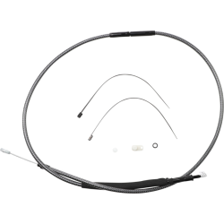PartzBiz HD DS06522377 - Magnum KARBONFIBR High-Efficiency Polished Clutch Cable Harley Softail Dyna 06-Up PartzBiz HD DS06522377 - Magnum KARBONFIBR High-Efficiency Polished Clutch Cable Harley Softail Dyna 06-Up