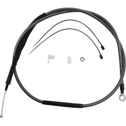 PartzBiz HD DS06522376 - Magnum KARBONFIBR 64 11/16" High-Efficiency Polished Clutch Cable Harley 06-Up PartzBiz HD DS06522376 - Magnum KARBONFIBR 64 11/16" High-Efficiency Polished Clutch Cable Harley 06-Up