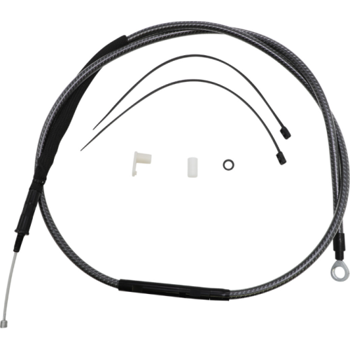 PartzBiz HD: 4409929-Magnum KARBONFIBR 64 11/16" High-Efficiency Polished Clutch Cable Harley 06-Up